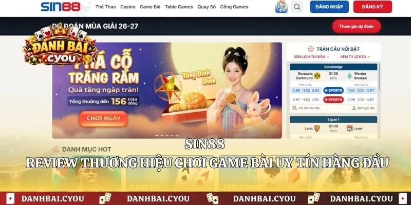 Sin88 - Review Thương Hiệu Chơi Game Bài Uy Tín Hàng Đầu