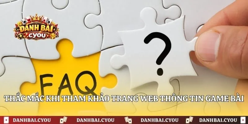 Thắc mắc khi tham khảo trang web thông tin game bài